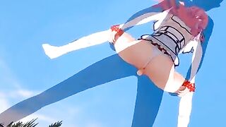 Hentai animation with Flare Arlgrande’s first time experience