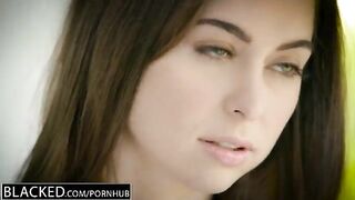 Petite teen Riley Reid tries hardcore interracial anal sex with a huge BBC