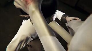 Busty girl gets fucked by SCP-096 after the containment breach