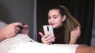 PS4 vs blow job: I take it all, featuring stunning Alice Redlips in a steamy homemade scene