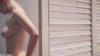 A cute school girl got a creampie and a facial after intense action