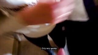 Fella fucked me in the stairwell while my parents were at home - a wild, risky encounter!