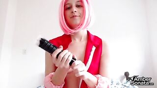 Sakura teaches you how to masturbate with her erotic instructions
