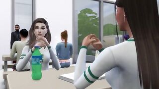 Student seduces her teacher to come and have sex with her