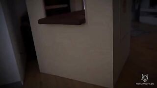 Fiona Fuchs experiences intense pleasure in a unique way through the LOVE-Chamber's glory hole