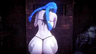 You fucked up Jinx's pussy in a steamy League of Legends POV scene
