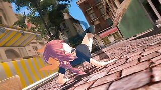 A date with the invisible in 3D hentai style