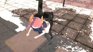 A date with the invisible in 3D hentai style