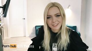 A beautiful neighbor came to visit and received a blowjob