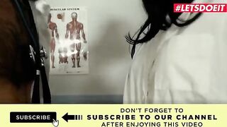 Two young nurses, Vienna Black and Kenzie Reeves, get fucked by a horny doctor