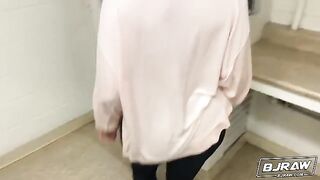 Siri Dahl gets her mouth filled with cum on BJRAW