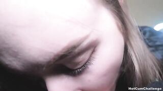 A stepdaughter-nun got fucked by her stepdad to help her masturbate