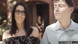 Widow Natasha Nice gets banged by neighbor with a big dick