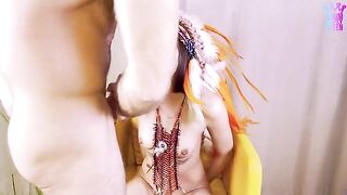 The Indian Bogini Gypsy Queen is having fun with a cowboy in this hot scene