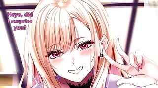 Dress up darling OVA - Kitagawa Marin's hentai JOI action