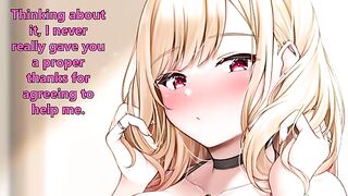 Dress up darling OVA - Kitagawa Marin's hentai JOI action