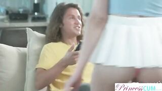 You're going to give your stepsister all of your cum, as promised