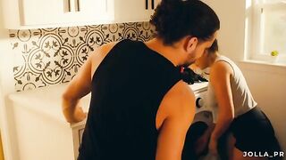 The husband rewarded his wife with passionate sex for completing a simple chore