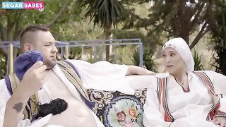 Hot Greek MILF gets her asshole gapped by farmer