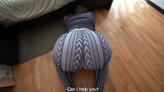 A girl is stuck again and she was grateful to her stepbrother twice