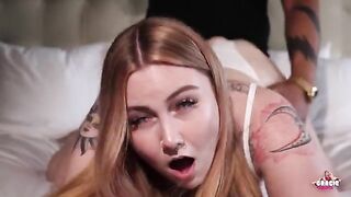 Deep BBC Creampie for PAWG Gracie Squirts, who squirts and takes it all