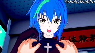 Xenovia Quarta gets fucked hard in High School DxD