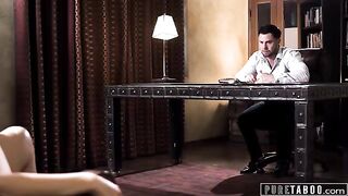 Sex Addict Charlotte Sins Convincing Her Sex Therapist to Relapse in Pure Taboo