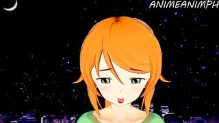Hentai Minecraft with Alex gets fucked in a wild ride