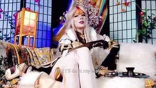 The Traveler pays a visit to the Jade Palace, where they encounter Ningguang in a stunning 4K scene