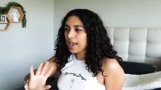 The girl is a real bitch and does not give the guy a rest, even at home