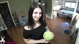 A cum obsessed sister-in-law gets her pussy filled with semen in this taboo roleplay scene