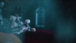 Hentai 3D uncensored Full Moon 2 Gangbang, intense anime action awaits