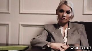 Kenzie Taylor gets fucked by two guys in therapy