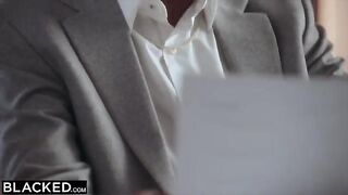 A blonde is crazy about her best friend's boss in HD