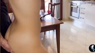 An Italian woman begs until she squirts