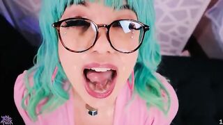Little Puck's face is a mask of cum in this intense facial compilation