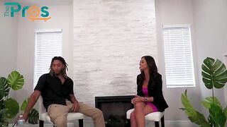 Armani Black, from New York, shows her skills in this steamy episode with Derek Savage