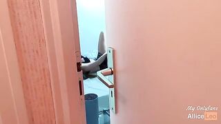 I watch my stepsister as she masturbates and I offered her my cock, she accepted!