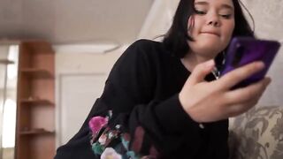Your wife probably doesn't know how to suck cock, but this Russian babe does