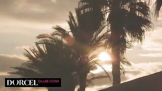 Gorgeous babes Ginebra Bellucci and Eve Sweet in sensual strapon action