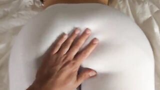 Guy fucked his stepsister with a big ass after she was caught watching porn