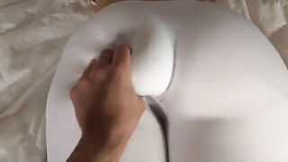 Guy fucked his stepsister with a big ass after she was caught watching porn