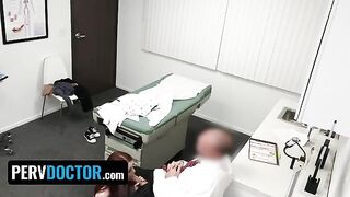 A young ginger girl had to fuck a doctor to get medical help