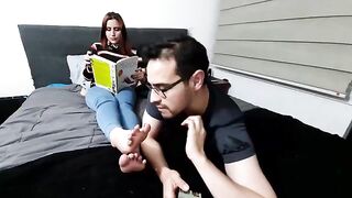 My guys have a secret foot fetish they hide from everyone