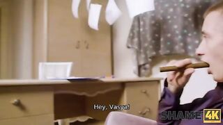 A private eye has more than enough sex with a mature woman