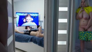 Stepdaughter spying on stepdad, part 2 - Miss Fantasy's roleplay magic