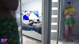 Stepdaughter spying on stepdad, part 2 - Miss Fantasy's roleplay magic