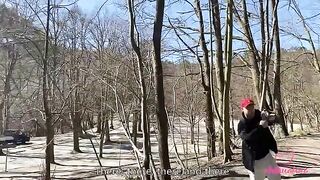 Vlog Chihuahua. A day with Kleomodel ended with wild action in the woods