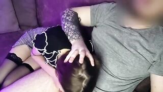 the girl sitting next got on my dick and sucked it