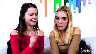 The cute Nico has sex with two girls in an intense threesome